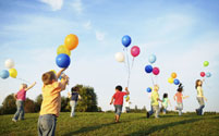 Spare the Air Program - Children with Balloons